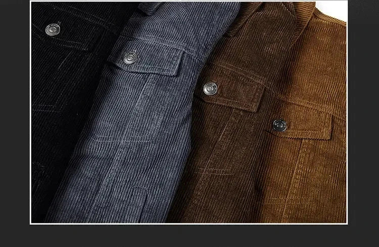Men's Corduroy Outer Shirt Jacket