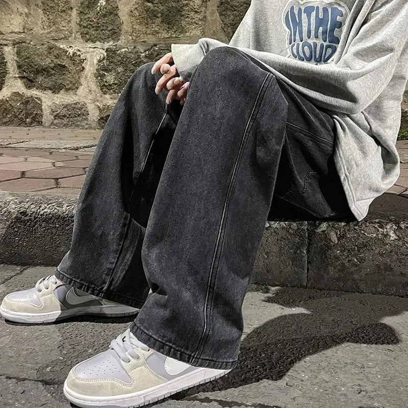 Men's Elastic Waist Jeans
