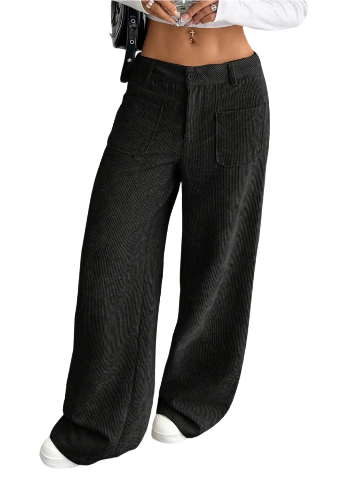 Women's Corduroy Pants Relaxed Fit