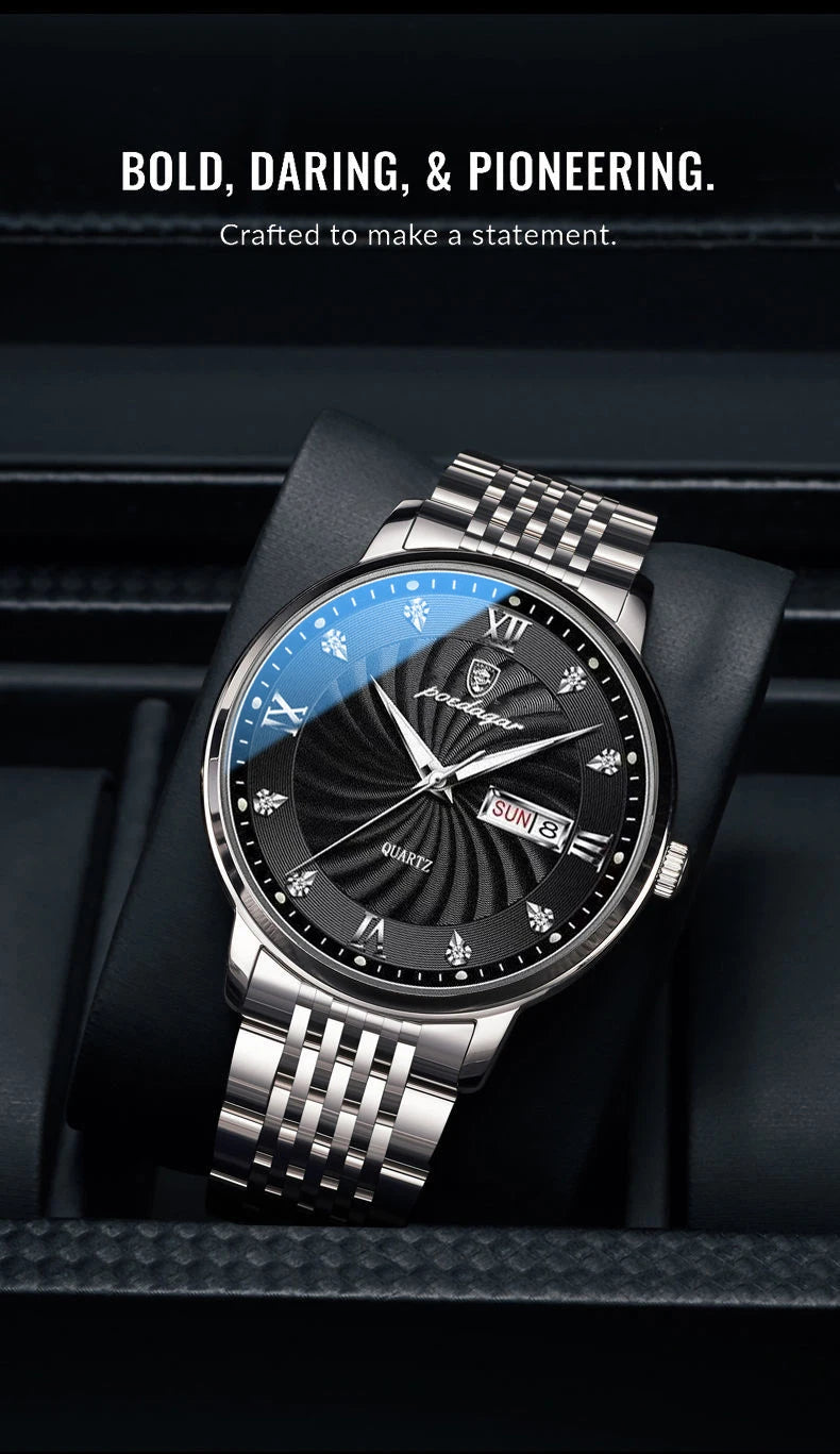 Men's Metal Strap Wrist Watch