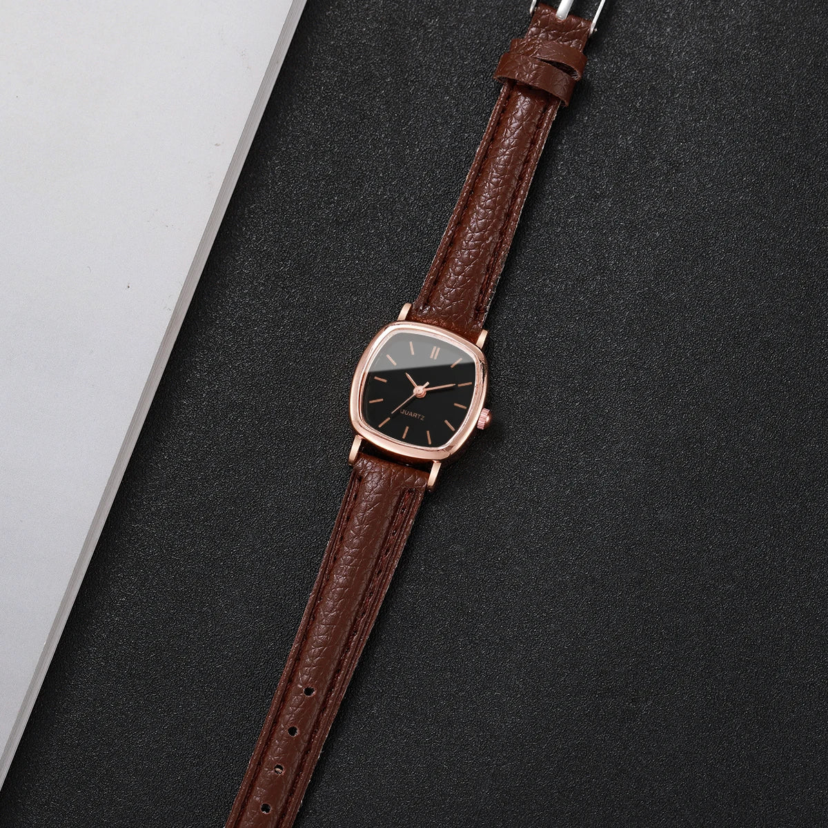 Women's Leather Strap Wrist Watch