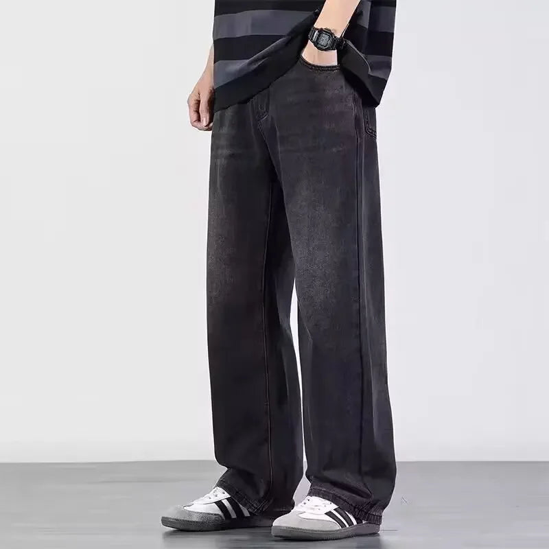 Men's Retro Baggy Jeans Loose Fit