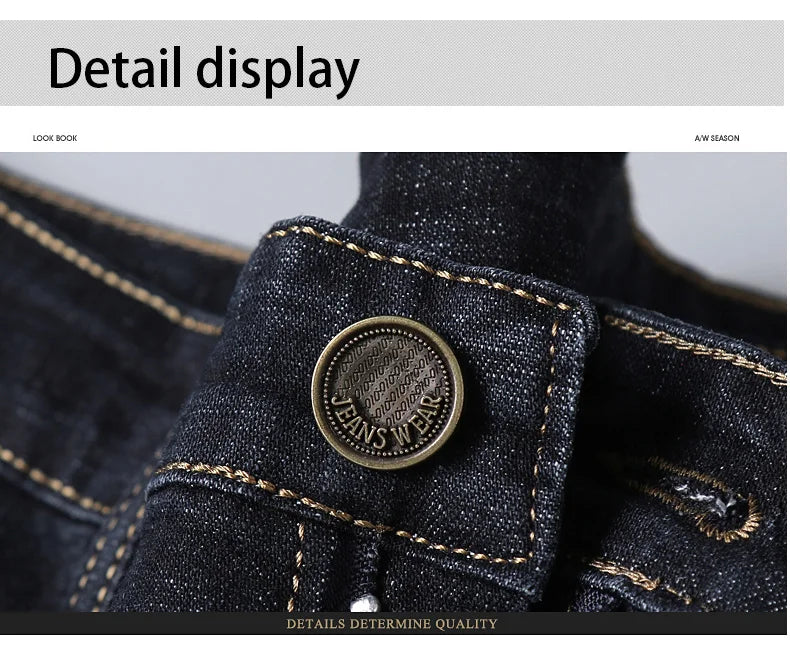 Men's Elastic Slim Fit Jeans