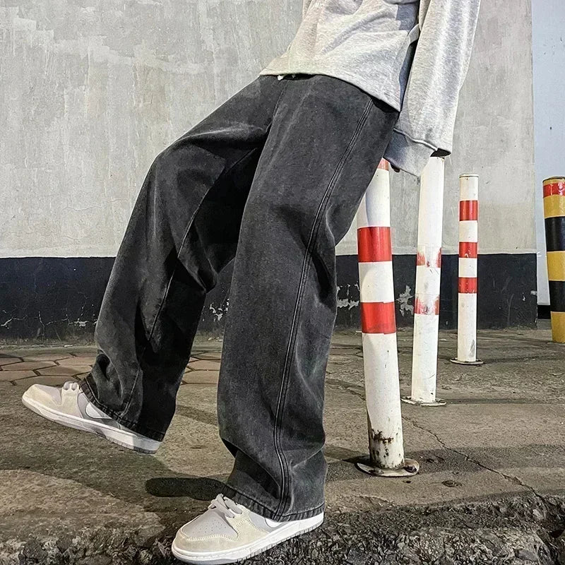 Men's Elastic Waist Jeans