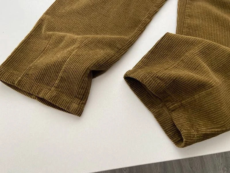 Women's Corduroy Straight Pants