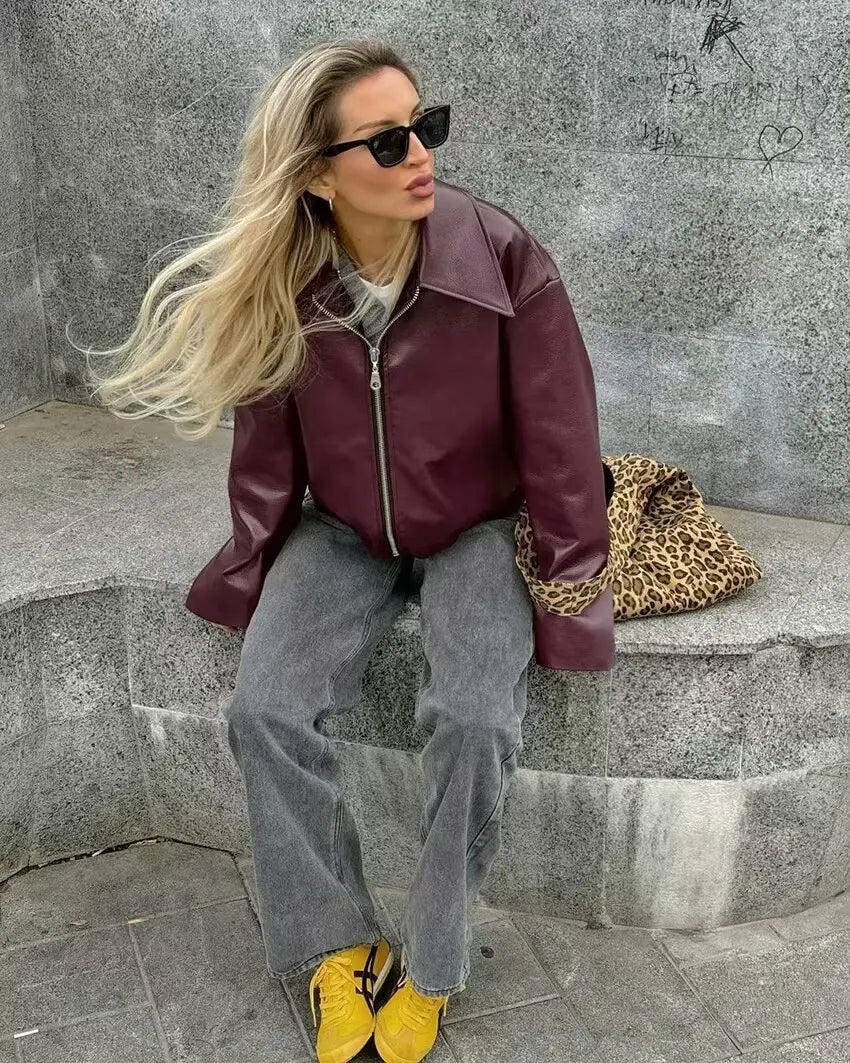 Women's Leather Jacket