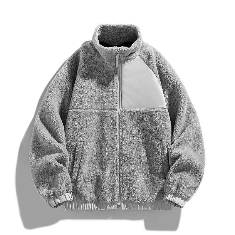 Men's Wool Fleece Jacket Relaxed Fit