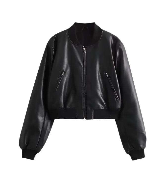 Women's Retro Leather Jacket