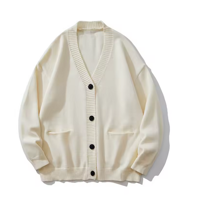 Women's V neck Collared Sweater