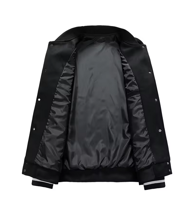 Men's Leather Sleeve Varsity Jacket