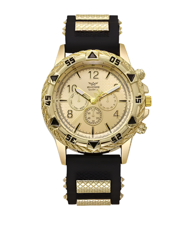 Men's Silicone Strap Wrist Watch