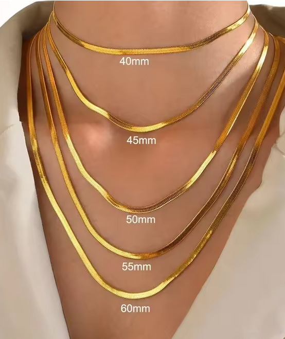 Women's Sterling Herringbone Necklace