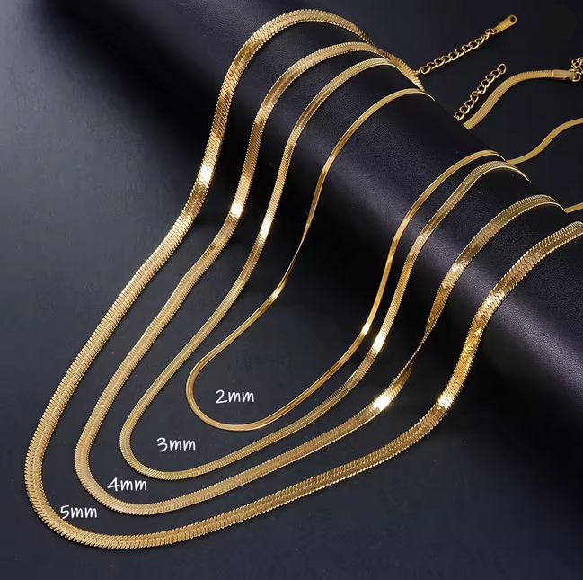 Women's Sterling Herringbone Necklace