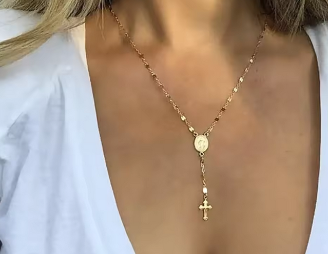 Women's Christian Stlye Necklace Cross Pendant