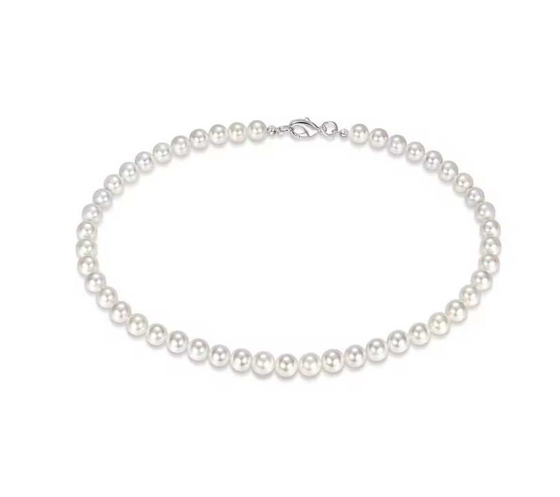 Men's Beaded Pearl Necklace
