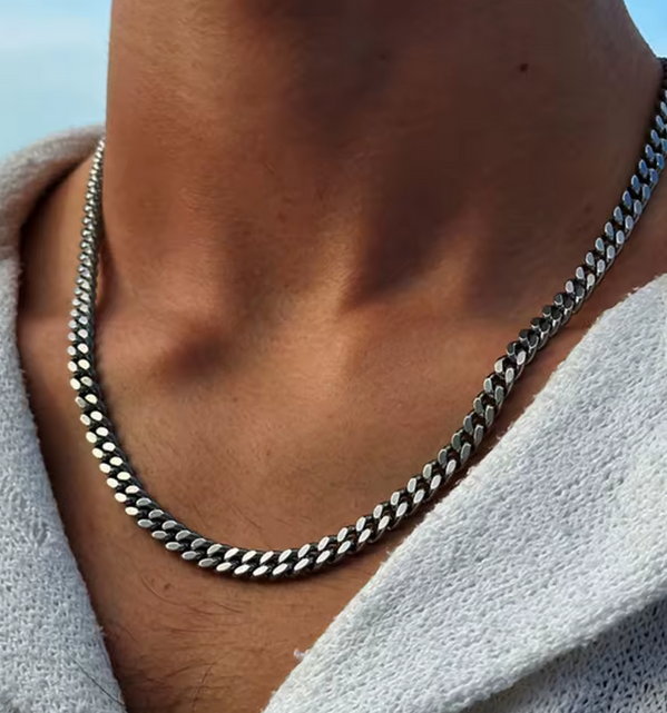 Men's Cuban Stainless Steel Necklace