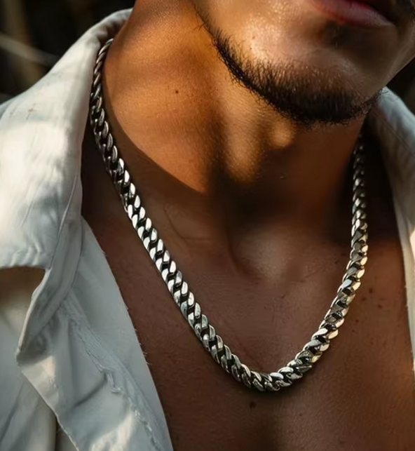Men's Cuban Stainless Steel Necklace