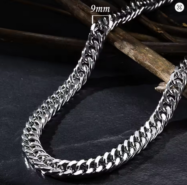 Men's Cuban Stainless Steel Necklace