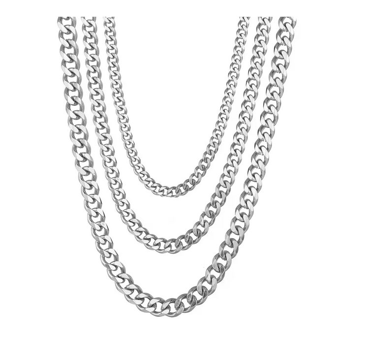 Men's Cuban Stainless Steel Necklace