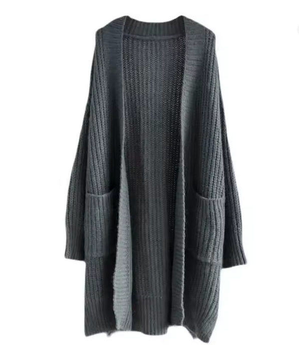 Women's Long Knitted Cardigan