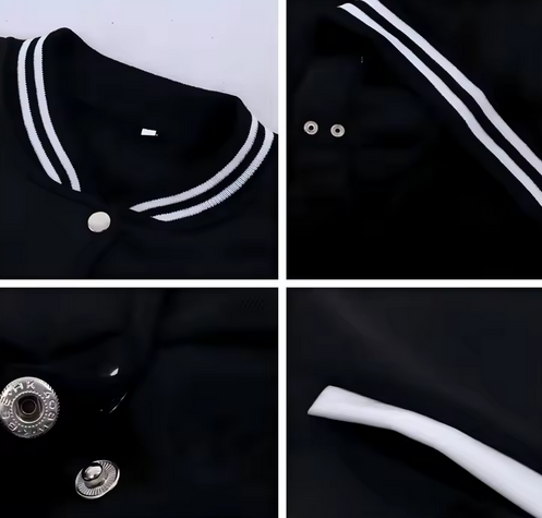 Women's Varsity Letter Print Jacket