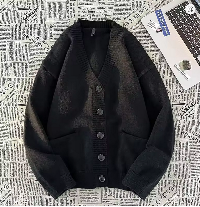 Women's V neck Collared Sweater