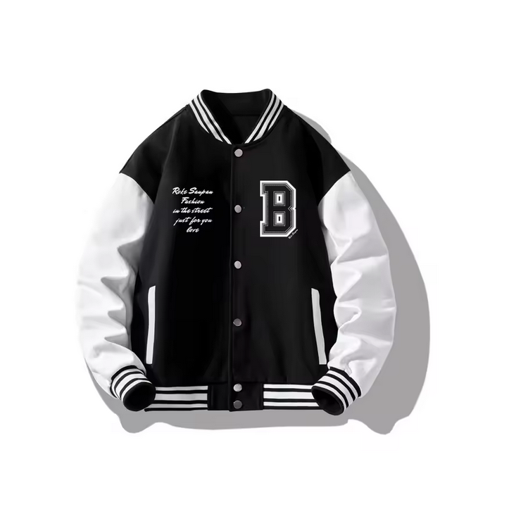Men's Varsity Buttoned Jacket