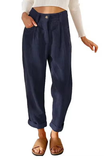 Women's Corduroy Straight Pants
