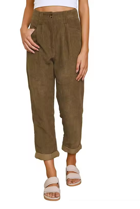 Women's Corduroy Straight Pants
