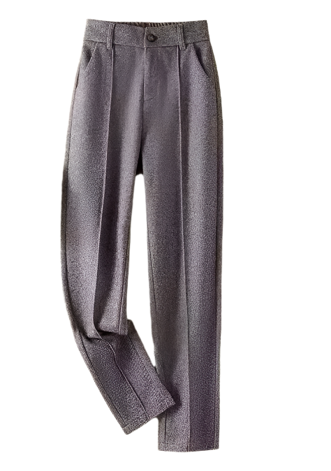 Women's Casual Straight Textured Dress Pants
