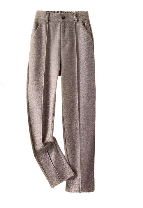 Women's Casual Straight Textured Dress Pants