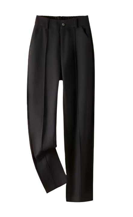 Women's Casual Straight Textured Dress Pants