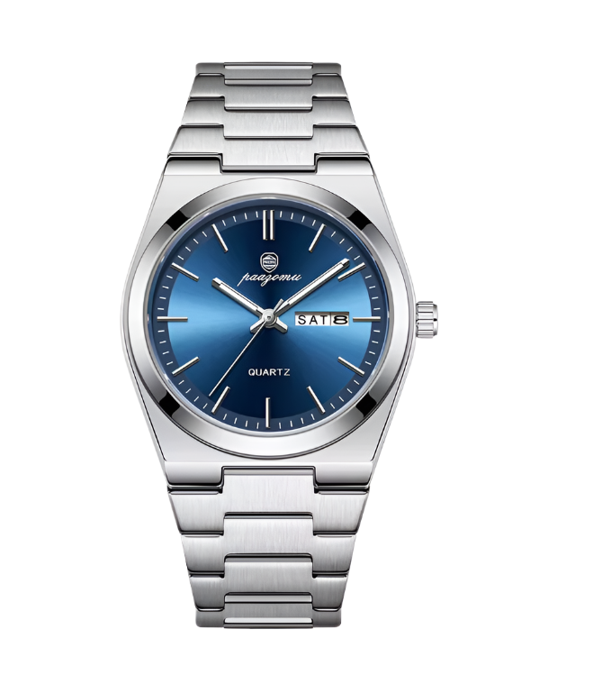 Men's Sleek Metal Watch