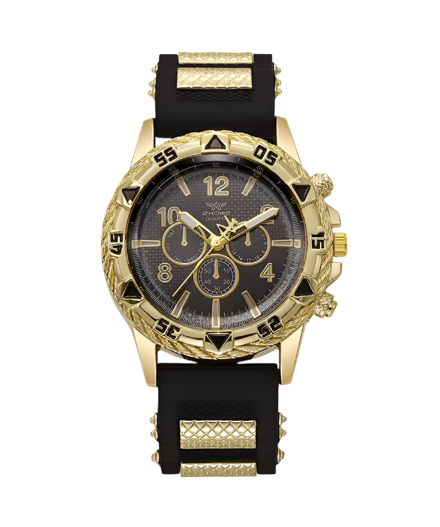 Men's Silicone Strap Wrist Watch