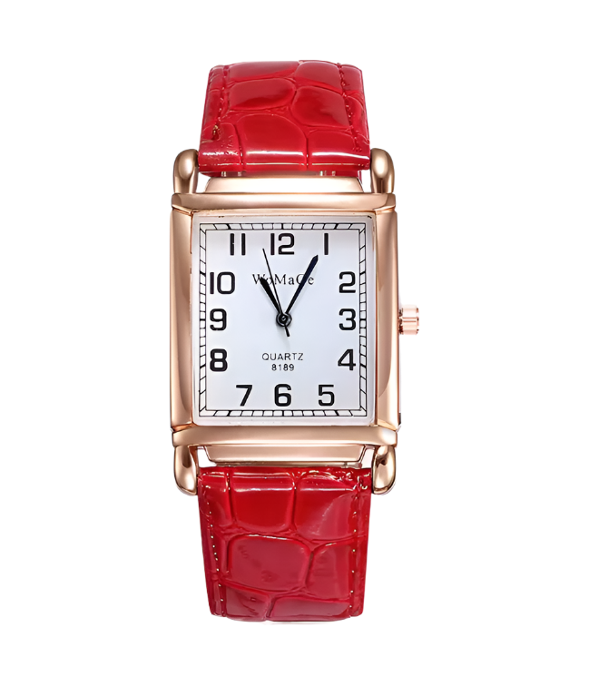 Women's Leather Strap Wrist Watch