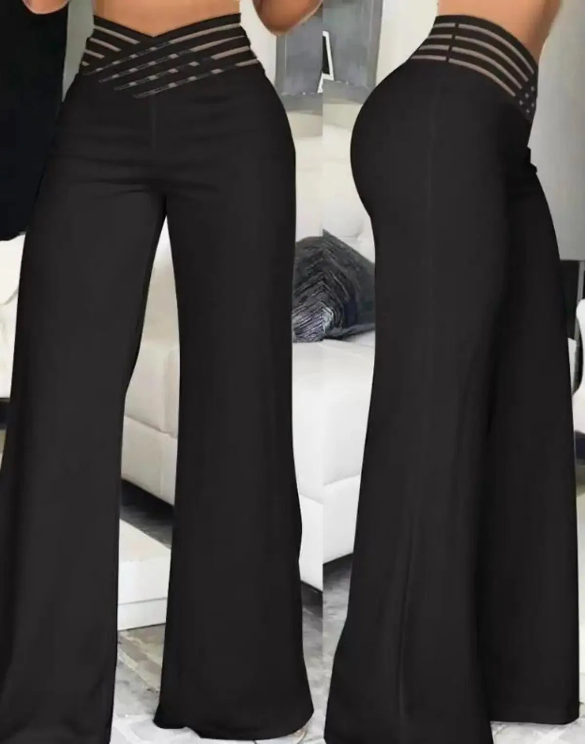 Women's High waist Flared Pants
