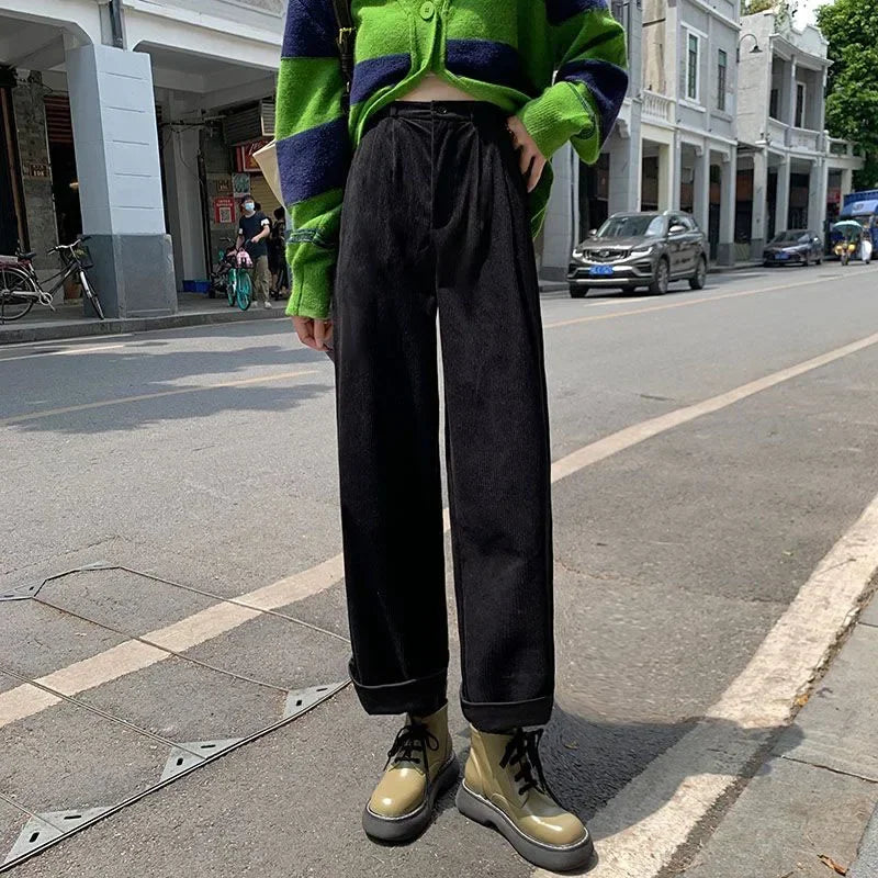 Women's Corduroy Straight Pants