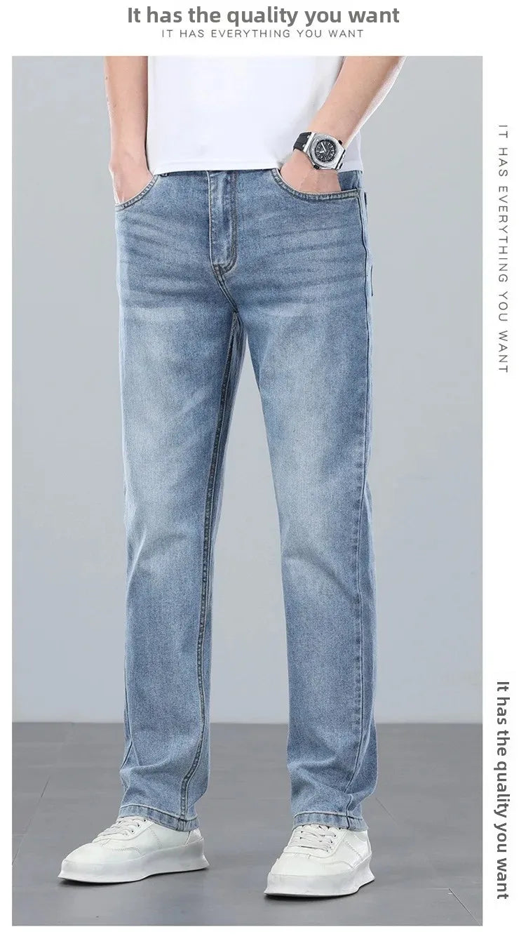 Men's Straight Denim Jeans