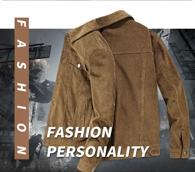 Men's Corduroy Outer Shirt Jacket