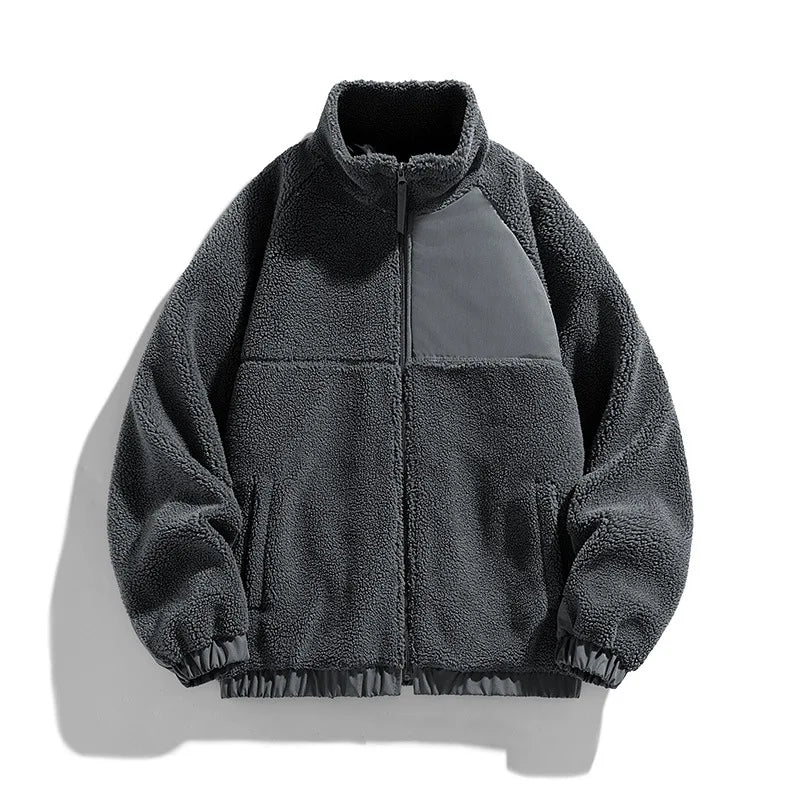 Men's Wool Fleece Jacket Relaxed Fit