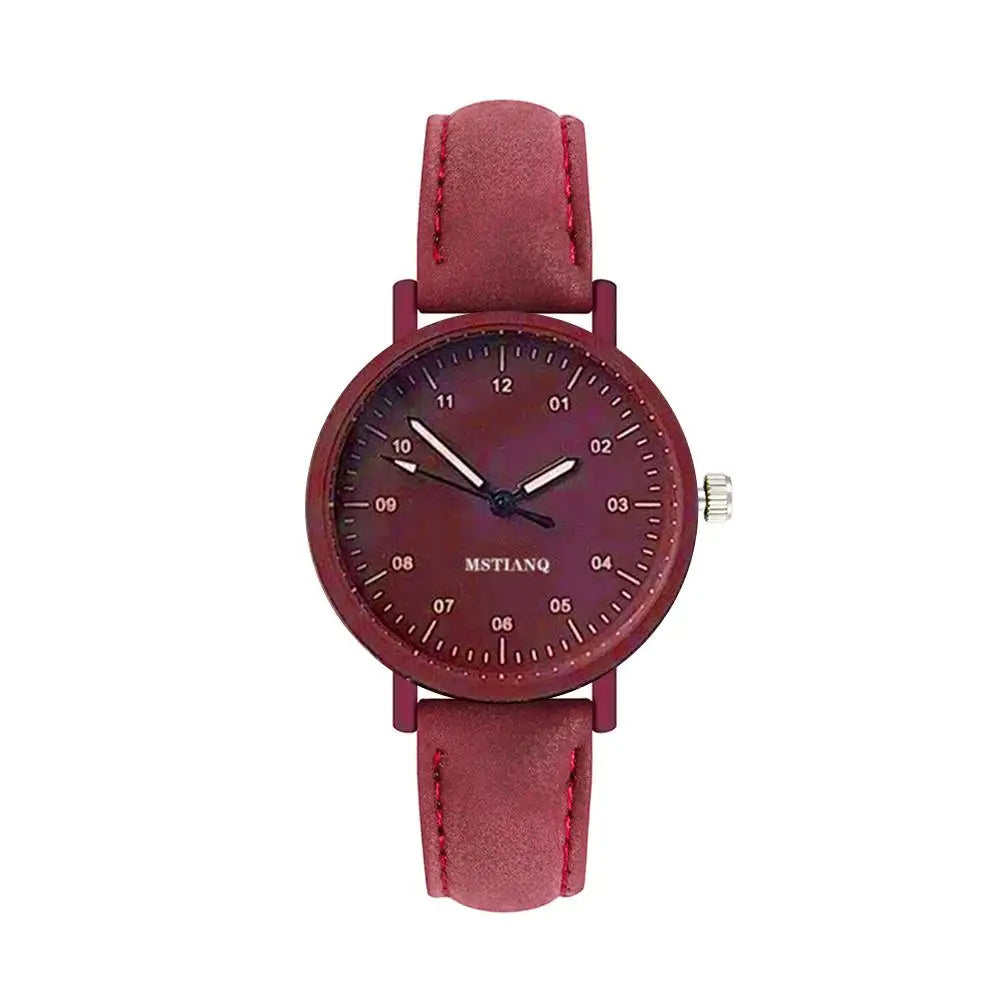 Women's Minimalist Suede Watch