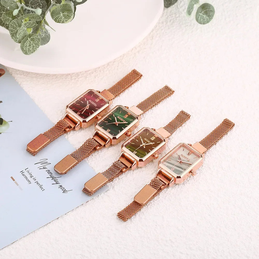 Women's Minimalist Stainless Steel Watch