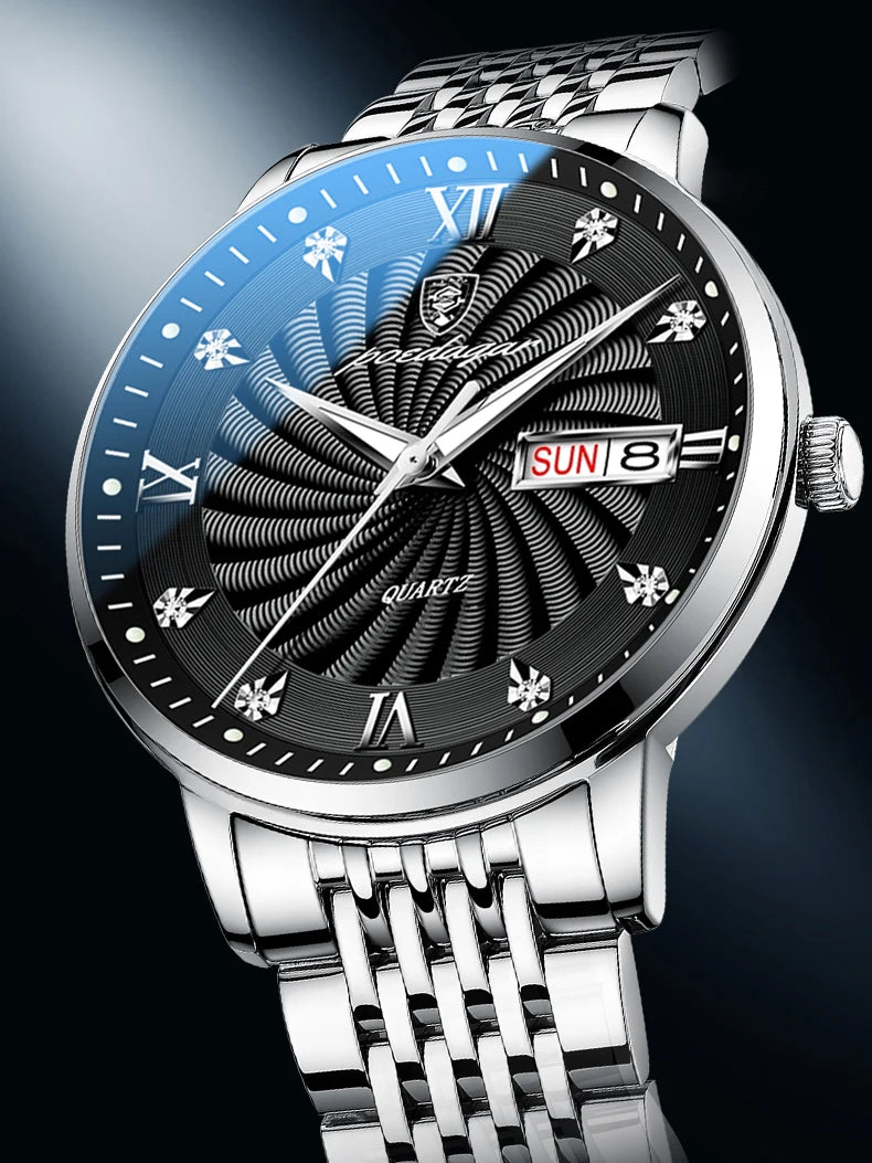 Men's Metal Strap Wrist Watch