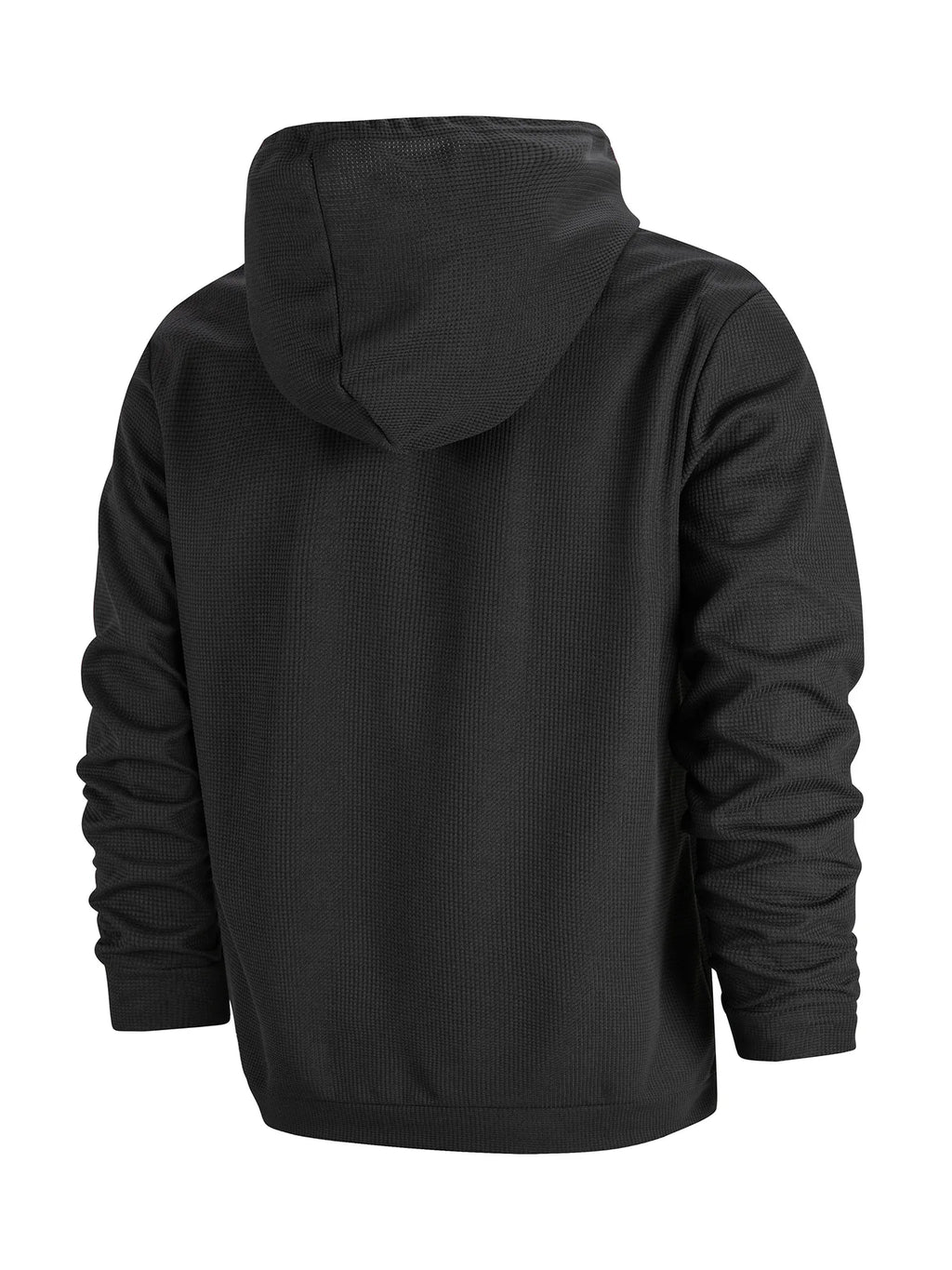 Men's Casual Half Zip Knitted Hoodie