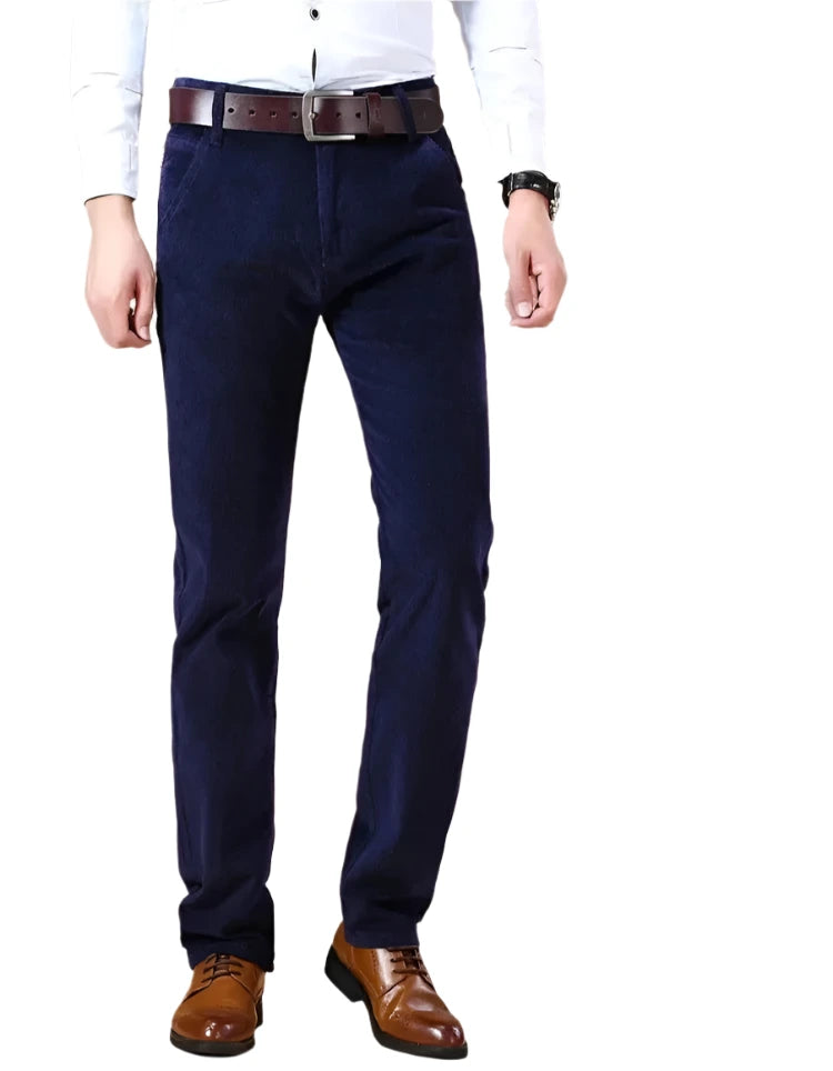 Men's Slim Fit Elastic Corduroy Pants