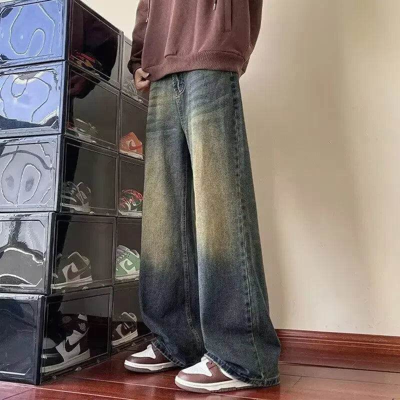 Men's Retro Baggy Jeans Loose Fit