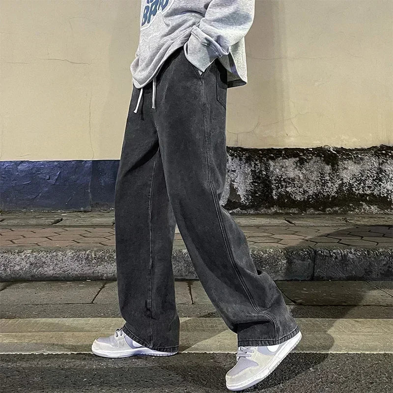 Men's Elastic Waist Jeans