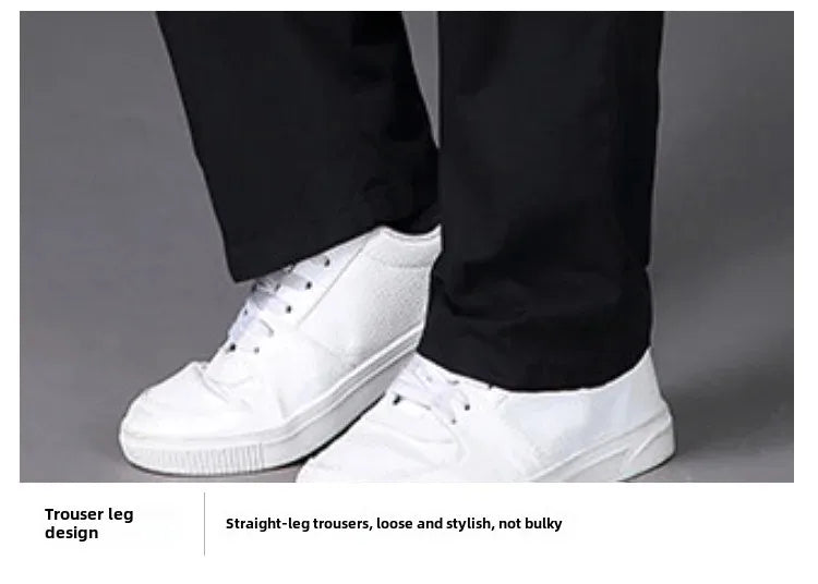 Men's Straight Loose Fit Khaki Pants