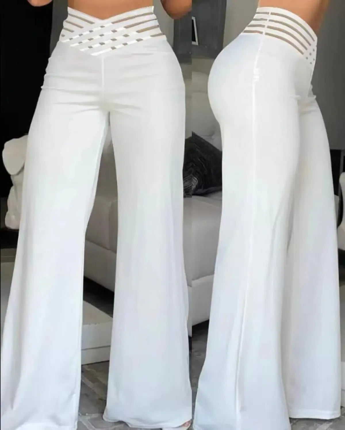 Women's High waist Flared Pants
