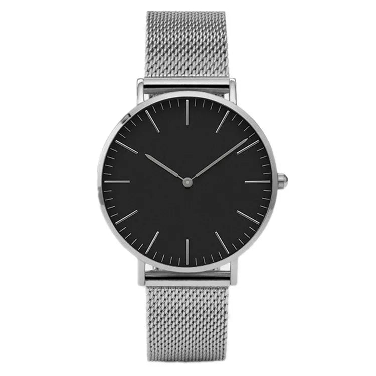 Women's Minimalist Stainless Steel Wrist Watch